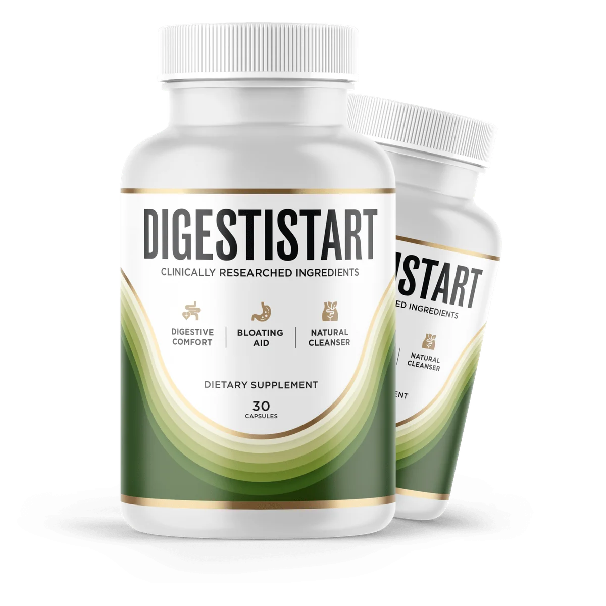 DigestiStart Longevity & Vitality Health — Front Label